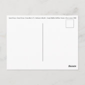 William Turner - Sneeuwstorm Briefkaart (Achterkant)