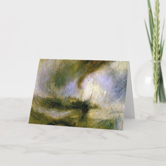 William Turner - Sneeuwstorm Kaart (Voorkant)