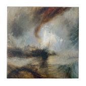 William Turner - Sneeuwstorm Tegeltje (Voorkant)
