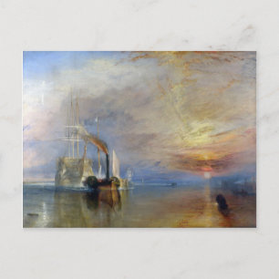 William Turner: Temeraire naar laatste aanlegplaat Briefkaart