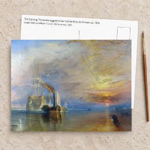 William Turner - The Fighting Temeraire Briefkaart