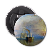William Turner - The Fighting Temeraire Button Flesopener (Voorkant)