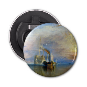 William Turner - The Fighting Temeraire Button Flesopener