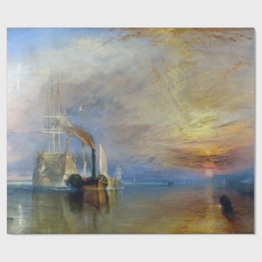 William Turner - The Fighting Temeraire Cadeaupapier (Vlak)