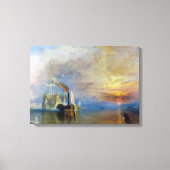 William Turner - The Fighting Temeraire Canvas Afdruk (Voorkant)