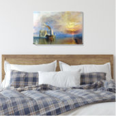 William Turner - The Fighting Temeraire Canvas Afdruk (Insitu (Slaapkamer))