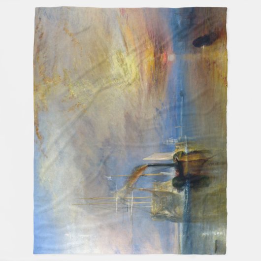 William Turner - The Fighting Temeraire Fleece Deken (Voorkant)