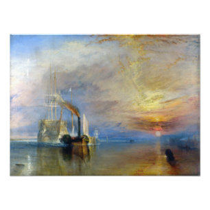 William Turner - The Fighting Temeraire Foto Afdruk