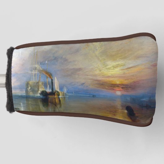 William Turner - The Fighting Temeraire Golfheadcover (Voorkant)