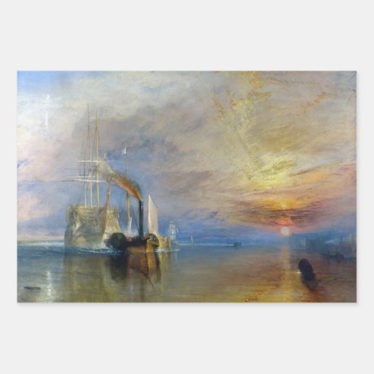 William Turner - The Fighting Temeraire Inpakpapier Vel (Voorkant 3)