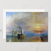 William Turner - The Fighting Temeraire Kaart (Voorkant / Achterkant)