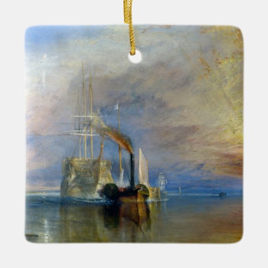 William Turner - The Fighting Temeraire Keramisch Ornament (Voorkant)