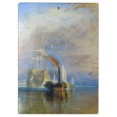 William Turner - The Fighting Temeraire Klembord (Achterkant)