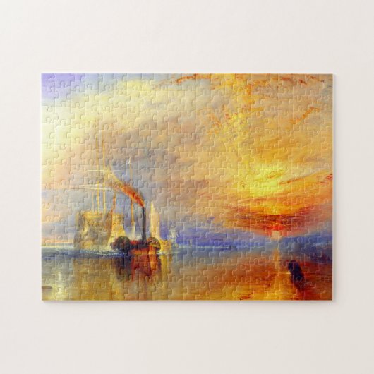 William Turner The Fighting Temeraire Painting Legpuzzel (Horizontaal)