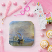 William Turner - The Fighting Temeraire Papieren Bordje (Feest)