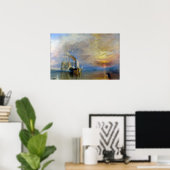 William Turner - The Fighting Temeraire Poster (Thuiskantoor)