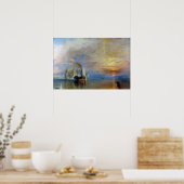 William Turner - The Fighting Temeraire Poster (Keuken)