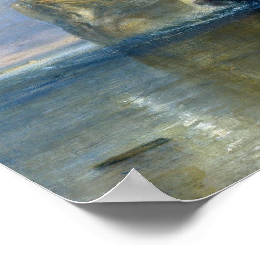 William Turner - The Fighting Temeraire Poster (Hoek)