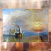 William Turner - The Fighting Temeraire Raamsticker (Vel 2)