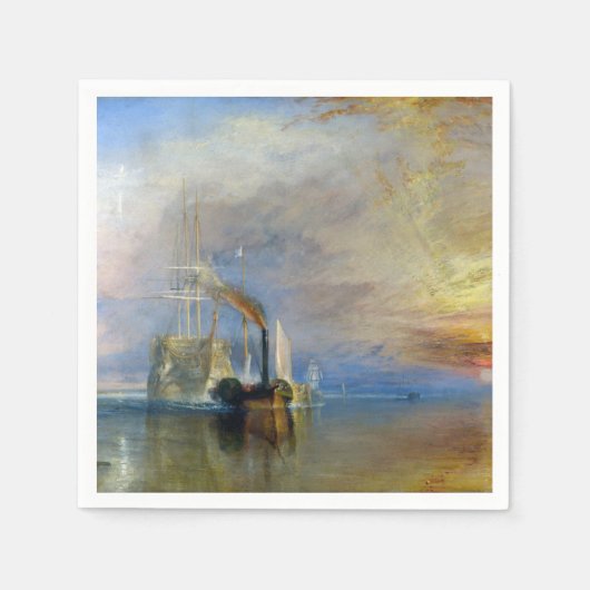 William Turner - The Fighting Temeraire Servet (Voorkant)