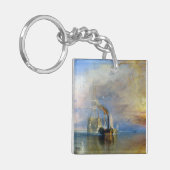 William Turner - The Fighting Temeraire Sleutelhanger (Voorkant Links)