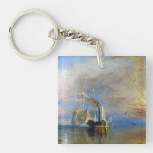 William Turner - The Fighting Temeraire Sleutelhanger (Voorkant)