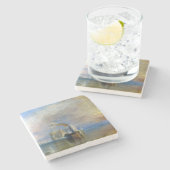 William Turner - The Fighting Temeraire Stenen Onderzetter (Zijkant)