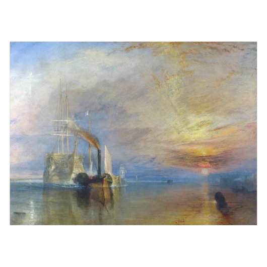 William Turner - The Fighting Temeraire Tafelkleed (Voorkant (Horizontaal))