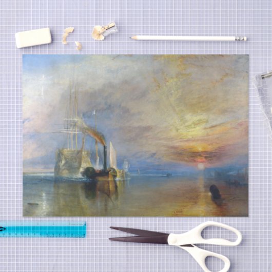 William Turner - The Fighting Temeraire Tissuepapier (Craft)
