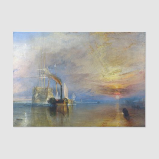 William Turner - The Fighting Temeraire Tissuepapier (Voorkant)