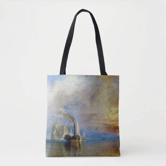 William Turner - The Fighting Temeraire Tote Bag (Voorkant)