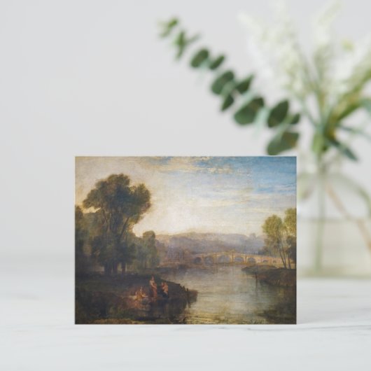 William Turner - Uitzicht van Richmond Hill en Bri Briefkaart (Staand voorkant)