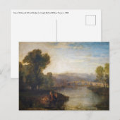 William Turner - Uitzicht van Richmond Hill en Bri Briefkaart (Voorkant / Achterkant)