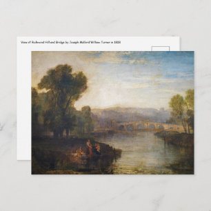 William Turner - Uitzicht van Richmond Hill en Bri Briefkaart