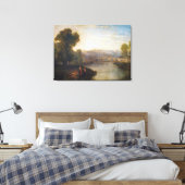 William Turner - Uitzicht van Richmond Hill en Bri Canvas Afdruk (Insitu (Slaapkamer))