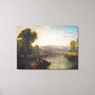 William Turner - Uitzicht van Richmond Hill en Bri Canvas Afdruk