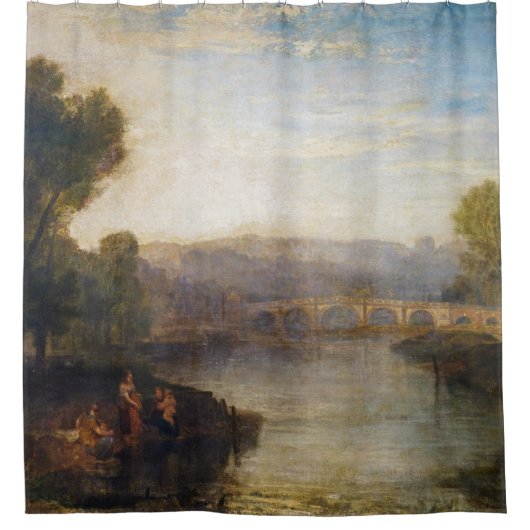 William Turner - Uitzicht van Richmond Hill en Bri Douchegordijn (Voorkant)