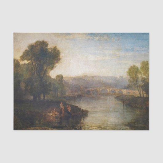 William Turner - Uitzicht van Richmond Hill en Bri Tissuepapier (Voorkant)