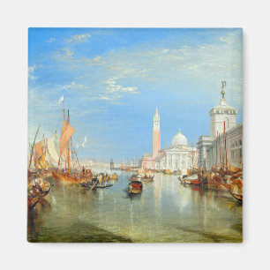 William Turner - Venetië, de Dogana en San Giorgio Magneet