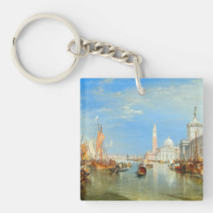 William Turner - Venetië, de Dogana en San Giorgio Sleutelhanger