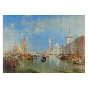William Turner - Venetië, de Dogana en San Giorgio Snijplank