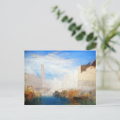 William Turner - Venetië, de Piazzetta Briefkaart (Staand voorkant)