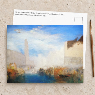 William Turner - Venetië, de Piazzetta Briefkaart
