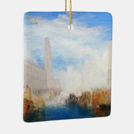 William Turner - Venetië, de Piazzetta Keramisch Ornament (Rechts)