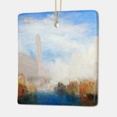 William Turner - Venetië, de Piazzetta Keramisch Ornament (Links)