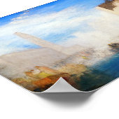 William Turner - Venetië, de Piazzetta Poster (Hoek)