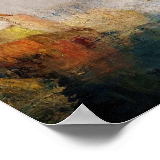 William Turner - Venetië, de Piazzetta Poster (Hoek)