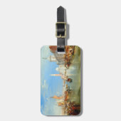 William Turner - Venetië, Dogana & San Giorgio Bagagelabel (Voorkant verticaal)