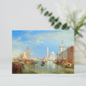 William Turner - Venetië, Dogana & San Giorgio Bedankkaart (Staand voorkant)