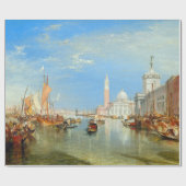 William Turner - Venetië, Dogana & San Giorgio Cadeaupapier (Vlak)